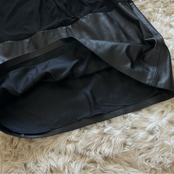 RAMY Brook Halter Neck Leather / Silk / Rayon Dress - Picture 11 of 14